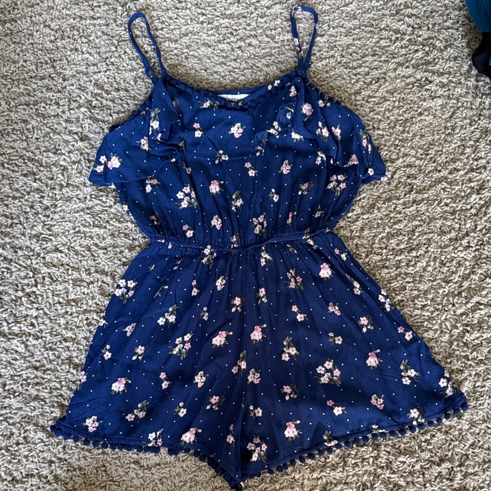 Arizona Jean Company Navy Floral teen/adult One Piece